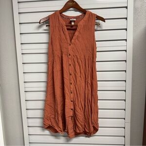 Knox Rose Orange Sleeveless Dress
